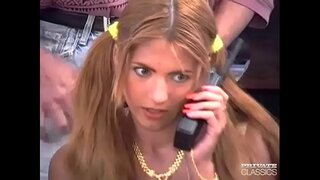 Vintage babes faigheann sí poill fucked crua